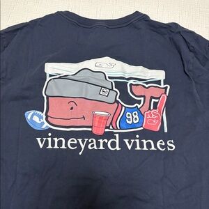 Vineyard vines tailgate ‘98 navy long sleeve T shirt